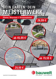 Pflastersteine im bauwelt Delmes Heitmann Prospekt "Pflaster, Naturstein & Terrassenplatten" mit 39 Seiten (Hamburg)