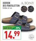 HERREN BIO-PANTOLETTEN Angebote von A.TONY bei Marktkauf Gütersloh für 14,99 €