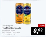 Fruchtsaftlimonade Orange von San Pellegrino im aktuellen Konsum Prospekt für 0,89 €