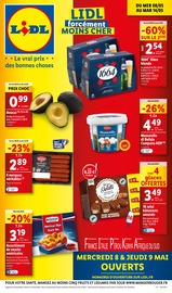 Catalogue Supermarchés Lidl en cours à Florange et alentours, "Lidl forcément moins cher", 40 pages, 08/05/2024 - 14/05/2024