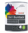 2in1 Buntlack von toom für 6,99 € bei toom Baumarkt im Angebot 2in1 Buntlack von toom im aktuellen toom Baumarkt Prospekt