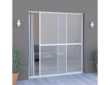 Moustiquaire coulissante blanche pour baie vitrée H. 240 cm x l. 240 cm en promo chez Brico Dépôt Moustiquaire coulissante blanche pour baie vitrée H. 240 cm x l. 240 cm dans le catalogue Brico Dépôt