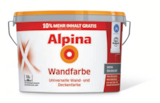 Wandfarbe Angebote von Alpina bei toom Baumarkt Osnabrück für 36,99 €