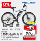 E-Bike Mountainbike Angebote von Fischer bei Lidl Gummersbach für 999,00 €
