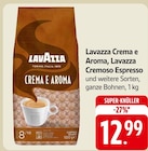 Crema e Aroma oder Cremoso Espresso Angebote von Lavazza bei EDEKA Memmingen für 12,99 €