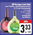 Die jungen Frank'n Wein aus Franken, verschiedene Sorten bei EDEKA im Prospekt "" für 3,33 €