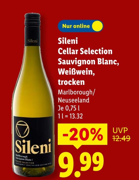 Cellar Selection Sauvignon Blanc, Weißwein, trocken