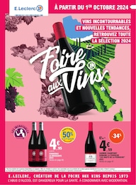 Catalogue Supermarchés E.Leclerc en cours à Saint-Georges-des-Groseillers et alentours, Foire aux Vins, 84 pages, 01/10/2024 - 12/10/2024