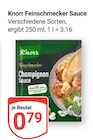 Aktuelles Feinschmecker Sauce Champignon Angebot bei GLOBUS in Leipzig ab 0,79 €