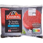 2 Steaks Hachés de boeuf 5% M.G. CHARAL en promo chez Carrefour Market 2 Steaks Hachés de boeuf 5% M.G. CHARAL dans le catalogue Carrefour Market