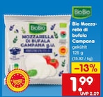 Bio Mozzarella di bufala Campana Angebote von BioBio bei Netto Marken-Discount Freiburg für 1,99 €