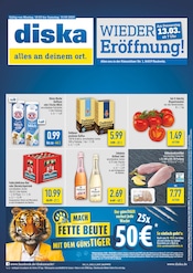 Aktueller diska Discounter Prospekt in Krostitz und Umgebung, "Alles günstig. Alles da. Alles an Deinem Ort." mit 12 Seiten, 10.03.2025 - 15.03.2025