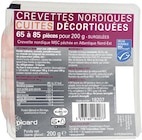 Crevettes nordiques cuites décortiquées msc - PICARD à 5,90 € dans le catalogue Picard