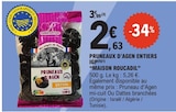 Pruneaux d'Agen entiers IGP - MAISON ROUCADIL en promo chez E.Leclerc Saint-Maur-des-Fossés à 2,63 €