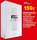 Aktuelles Kleiderschrank Angebot bei Opti-Megastore in Bremen ab 159,00 €