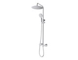 Colonne de douche thermostatique chrome "Psara" en promo chez Brico Dépôt La Rochelle à 79,00 €