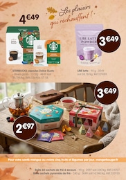 Prix et réduction Starbucks dans le prospectus B&M en cours Offre Starbucks dans le catalogue B&M du moment à la page 2