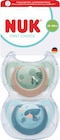 Schnuller First Choice Silikon, grün/blau, 18-36 Monate von NUK im aktuellen dm-drogerie markt Prospekt für 5,45 €