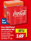 Coca-Cola, Fanta, Sprite oder Mezzo Mix Angebote bei Lidl Müllheim für 3,69 €