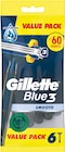 Blue 3 Smooth Einwegrasierer Value Pack im Angebot bei Rossmann in Villingen-Schwenningen Blue 3 Smooth Einwegrasierer Value Pack Angebote von Gillette bei Rossmann Villingen-Schwenningen für 3,49 €
