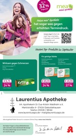 mea - meine apotheke Apotheken Prospekt der aktuellen Woche mit 4 Seiten, gültig von 01.09.2026 bis 30.09.2026, in Wulften und Umgebung Aktueller mea - meine apotheke Apotheken Prospekt in Wulften und Umgebung, "Unsere September-Angebote" mit 4 Seiten, 01.09.2026 - 30.09.2026