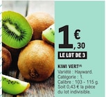 Kiwi vert dans le catalogue E.Leclerc