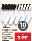Sneakersocken im Angebot bei Kaufland in Greifswald Sneakersocken Angebote bei Kaufland Greifswald für 3,99 €