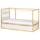 Bett umbaufähig weiß/Kiefer Angebote von KURA bei IKEA Bensheim für 159,00 €