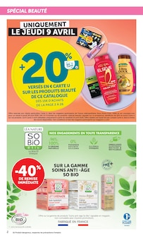 Catalogue Hyper U à Colmar cette semaine, valable du 08/04/2026 au 19/04/2026 Prospectus Hyper U à Colmar, "LES PRIX BAS de la beauté", 60 pages de promos valables du 08/04/2026 au 19/04/2026