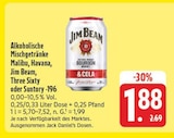 Alkoholische Mischgetränke im Angebot bei EDEKA in Amberg Alkoholische Mischgetränke Angebote von Jim Beam bei EDEKA Amberg für 1,88 €