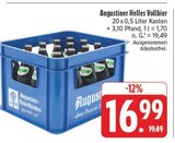 Aktuelles Helles Vollbier Angebot bei EDEKA in Schonungen ab 16,99 €