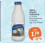 frische Vollmilch Angebote von tegut... bei tegut Stuttgart für 1,39 €