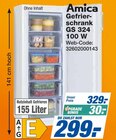 Gefrierschrank GS 324 100 W Angebote von Amica bei expert Goslar für 299,00 €