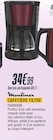 Cafetière filtre - MOULINEX - Proxi Confort à Villeurbanne Cafetière filtre - MOULINEX en promo chez Proxi Confort Villeurbanne à 34,99 €