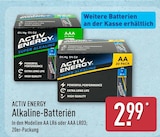 Super Alkaline AA im Angebot bei ALDI Nord in Wuppertal Super Alkaline AA Angebote von Activ Energy bei ALDI Nord Wuppertal für 2,99 €