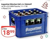 München Hell Angebote von Augustiner bei GLOBUS Rostock für 18,99 €