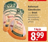 Hafermast Gänsekeulen oder -brust bei famila Nordost im Gifhorn Prospekt für 8,99 €