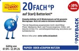 Aktuelle Batterie Angebote bei Netto Marken-Discount in Bremerhaven Aktuelles 20FACH °P PAYBACK Angebot bei Netto Marken-Discount in Bremerhaven