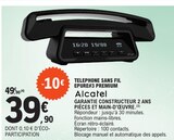 Téléphone sans fil ePure#3 Premium - Alcatel en promo chez E.Leclerc Rennes à 39,90 €