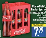 Softdrinks von Coca-Cola, Fanta, Sprite, mezzo mix im aktuellen EDEKA Prospekt für 7,99 €