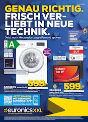 Aktueller EURONICS Elektromarkt Prospekt in Perlesreut und Umgebung, "GENAU RICHTIG. FRISCH VERLIEBT IN NEUE TECHNIK." mit 10 Seiten, 26.02.2025 - 09.03.2025