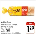 Butter Toast Angebote von Golden Toast bei nah und gut Würzburg für 1,29 €