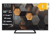 PTV 32GH-5025C LED TV (Flat, 32 Zoll / 80,0 cm, HD-ready, SMART TV) im MediaMarkt Saturn Prospekt PTV 32GH-5025C LED TV (Flat, 32 Zoll / 80,0 cm, HD-ready, SMART TV) von PEAQ im aktuellen MediaMarkt Saturn Prospekt für 129,00 €