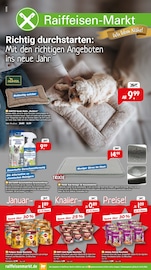 Aktueller Raiffeisenmarkt Prospekt mit Hundefutter, "Richtig durchstarten: Mit den richtigen Angeboten ins neue Jahr.", Seite 1