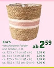 Korb von  im aktuellen Pflanzen Kölle Prospekt für 2,59 €