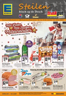 EDEKA Prospekt für Bad Münstereifel mit 24 Seiten EDEKA Prospekt für Bad Münstereifel: Aktuelle Angebote, 24 Seiten, 29.11.2021 - 04.12.2021