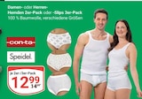 Damen- oder Herren-Hemden 2er-Pack Angebote von con-ta bei GLOBUS Ludwigshafen für 12,99 €