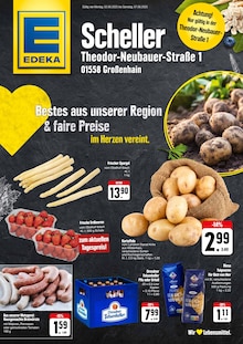 Aktueller EDEKA Prospekt (Zeithain, 2 Seiten zum blÀttern EDEKA Prospekt Bestes aus unserer Region & faire Preise mit 2 Seiten
