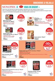 Prix et réduction Steak Haché Boeuf dans le prospectus Monoprix Margaret en cours Offre Steak Haché Boeuf dans le catalogue Monoprix Margaret du moment à la page 47