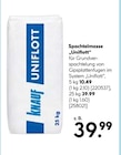 Spachtelmasse ''Uniflott'' im Hellweg Prospekt Spachtelmasse ''Uniflott'' von Knauf im aktuellen Hellweg Prospekt für 10,49 €